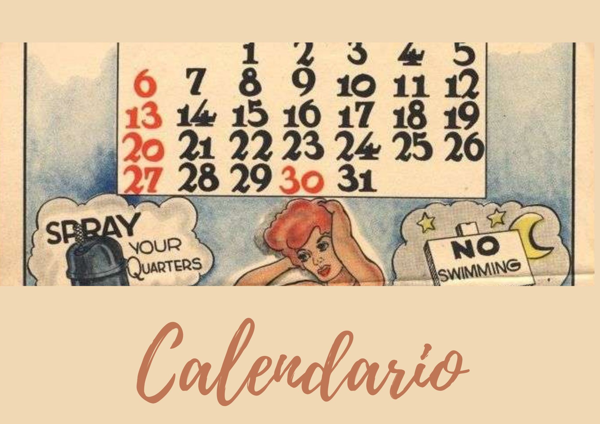 Calendario de actividades culturales